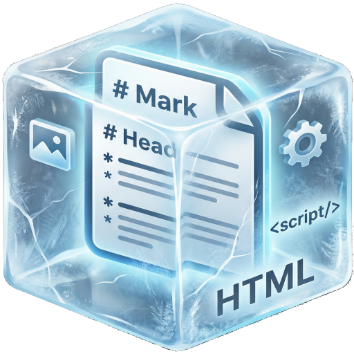 Freeze Markdown to HTML